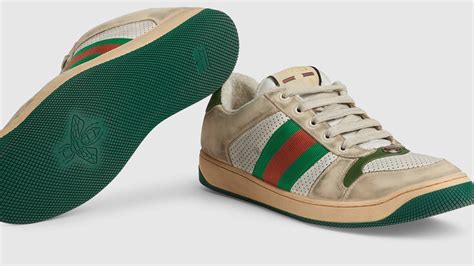 gucci selling shoes with dirty laces|dirty expensive sneakers.